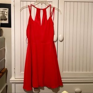 Red sun dress